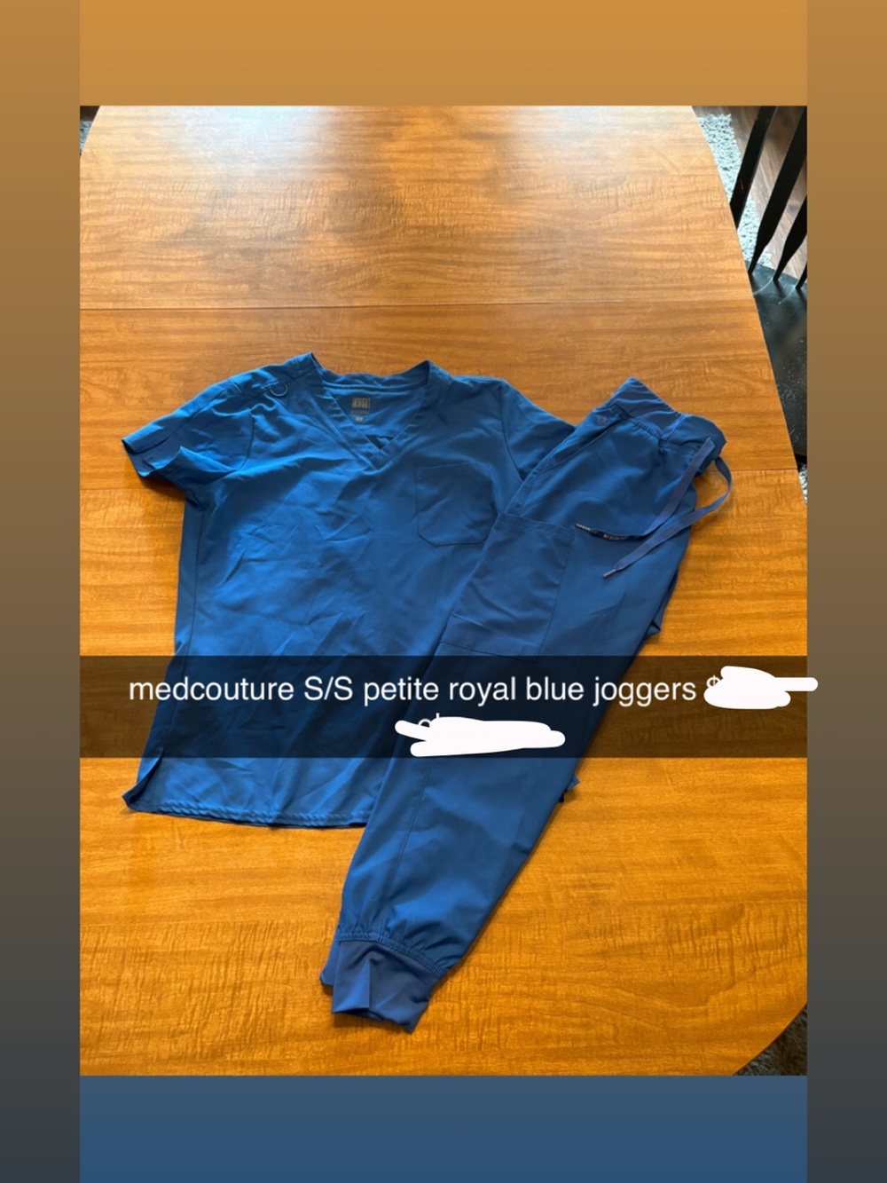 Medcouture scrubs small/small petite